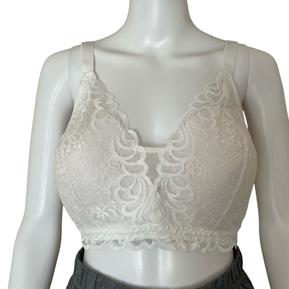 Bali 6591 White Lace Bra 2 XL